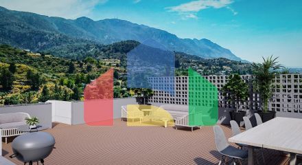 3-комнатные апартаменты 92 м2 +70 м2 терраса в комплексе в 5 минутах от пляжа