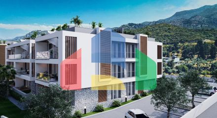 3-комнатные апартаменты 92 м2 +70 м2 терраса в комплексе в 5 минутах от пляжа