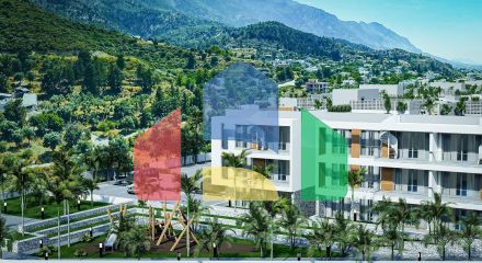 3-комнатные апартаменты 92 м2 +70 м2 терраса в комплексе в 5 минутах от пляжа