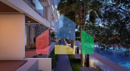 3-комнатные апартаменты 92 м2 +70 м2 терраса в комплексе в 5 минутах от пляжа