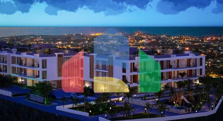 3-комнатные апартаменты 92 м2 +70 м2 терраса в комплексе в 5 минутах от пляжа