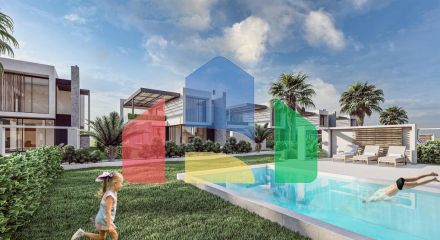 3-bedroom villas 175 m2 + 625 m2 of land in a complex at the foot of the mountains