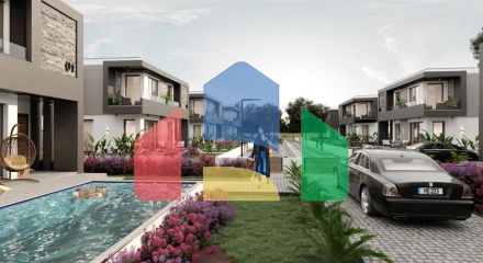 Красивая вилла (4+1) 199 м2 в Чаталкее