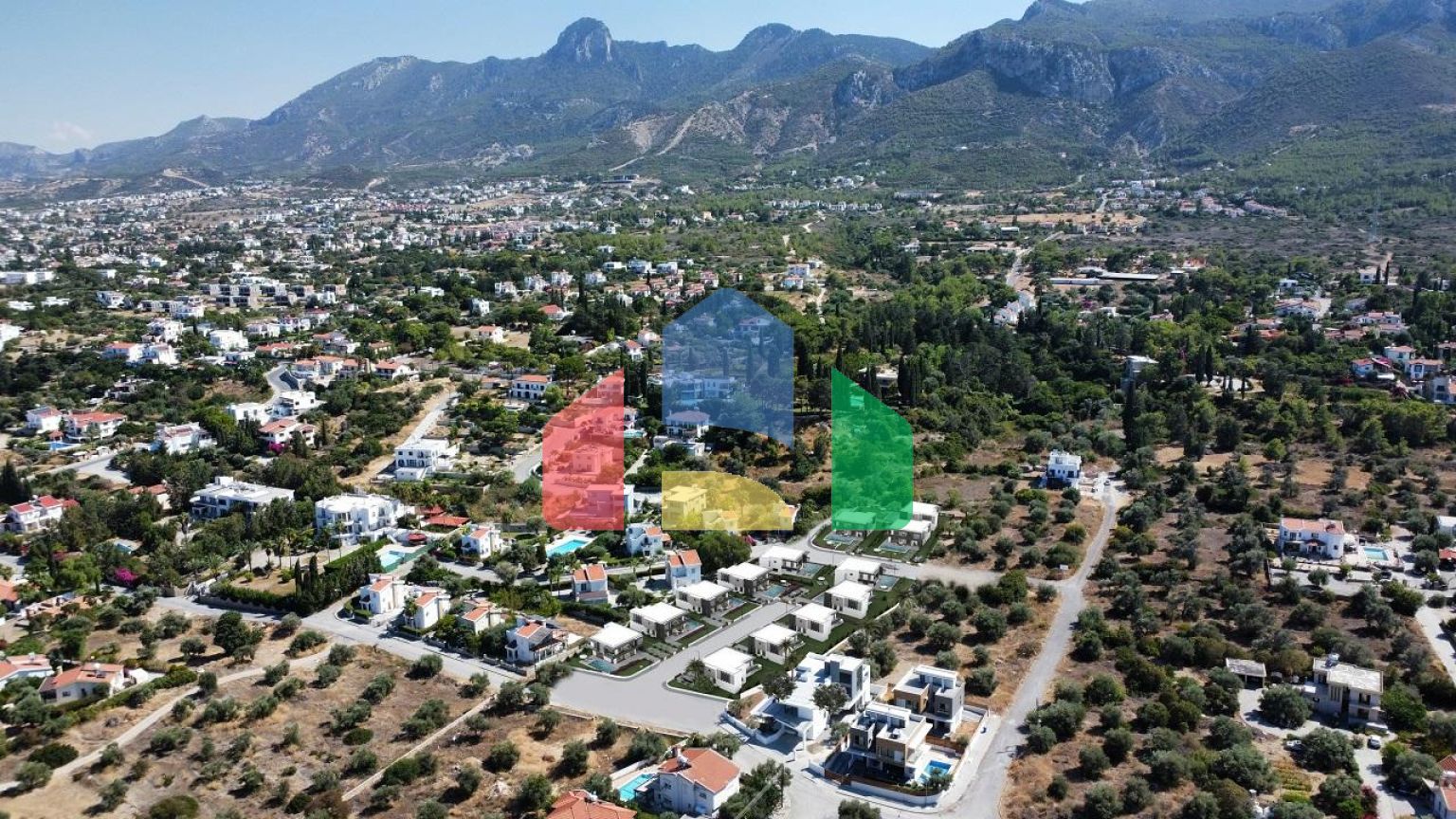 Красивая вилла (4+1) 199 м2 в Чаталкее