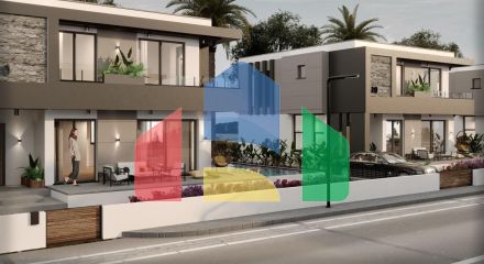 Красивая вилла (4+1) 199 м2 в Чаталкее