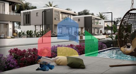 Красивая вилла (4+1) 199 м2 в Чаталкее