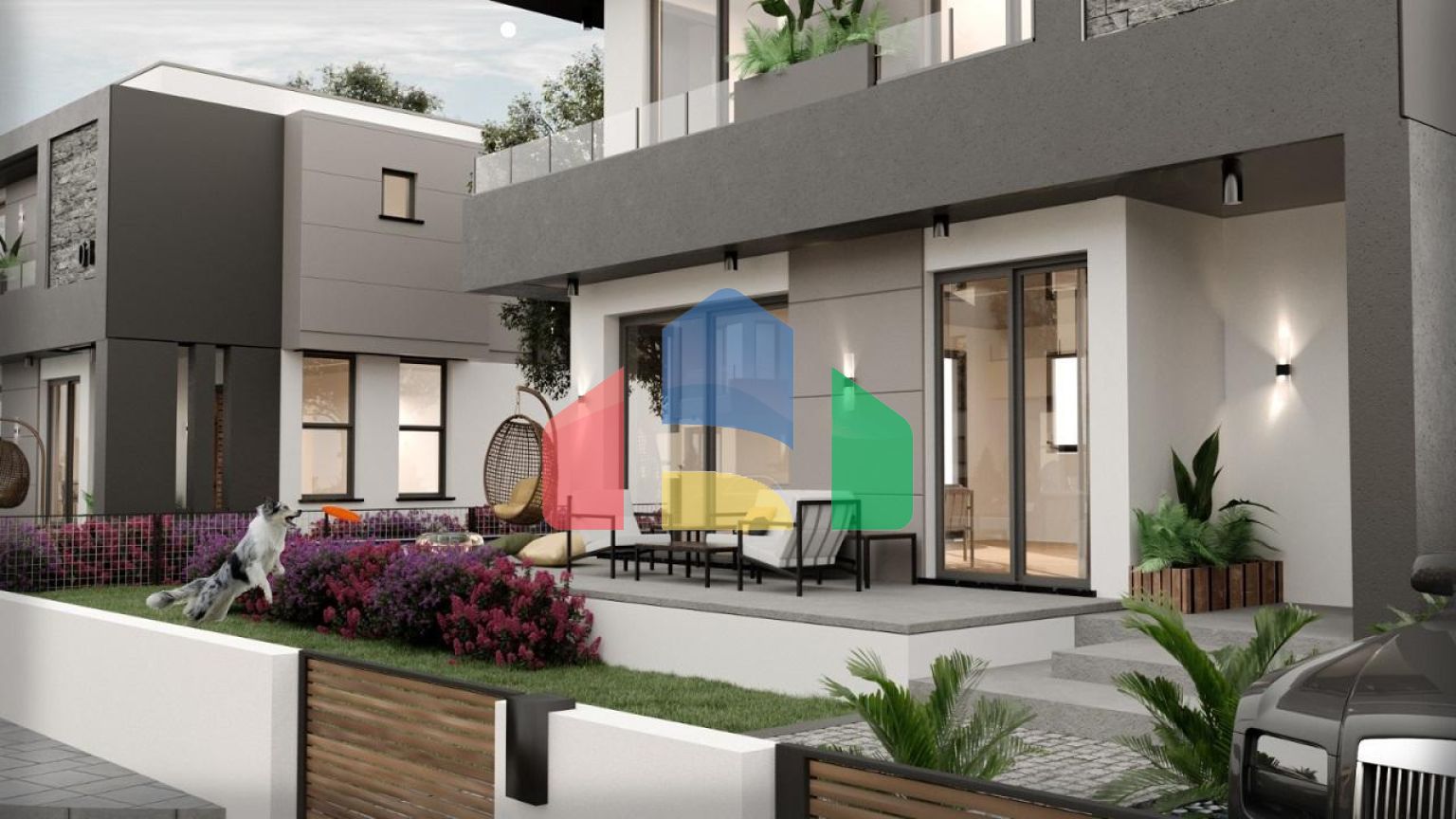 Красивая вилла (4+1) 199 м2 в Чаталкее