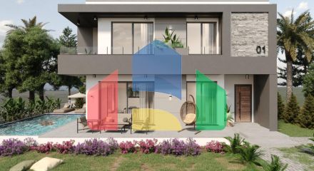 Красивая вилла (4+1) 199 м2 в Чаталкее