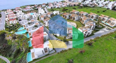 5-room villa (192m2) in a luxurious complex at the foot of the mountains next to the sea