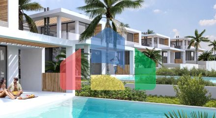 5-ти комнатная вилла (192м2) в роскошном комплексе у подножия гор рядом с морем