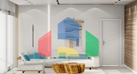 3-room apartment 92 m2 with a large balcony in a new complex in Esentepe