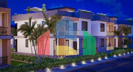 3-room apartment 92 m2 with a large balcony in a new complex in Esentepe