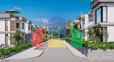 3-room apartment 92 m2 with a large balcony in a new complex in Esentepe