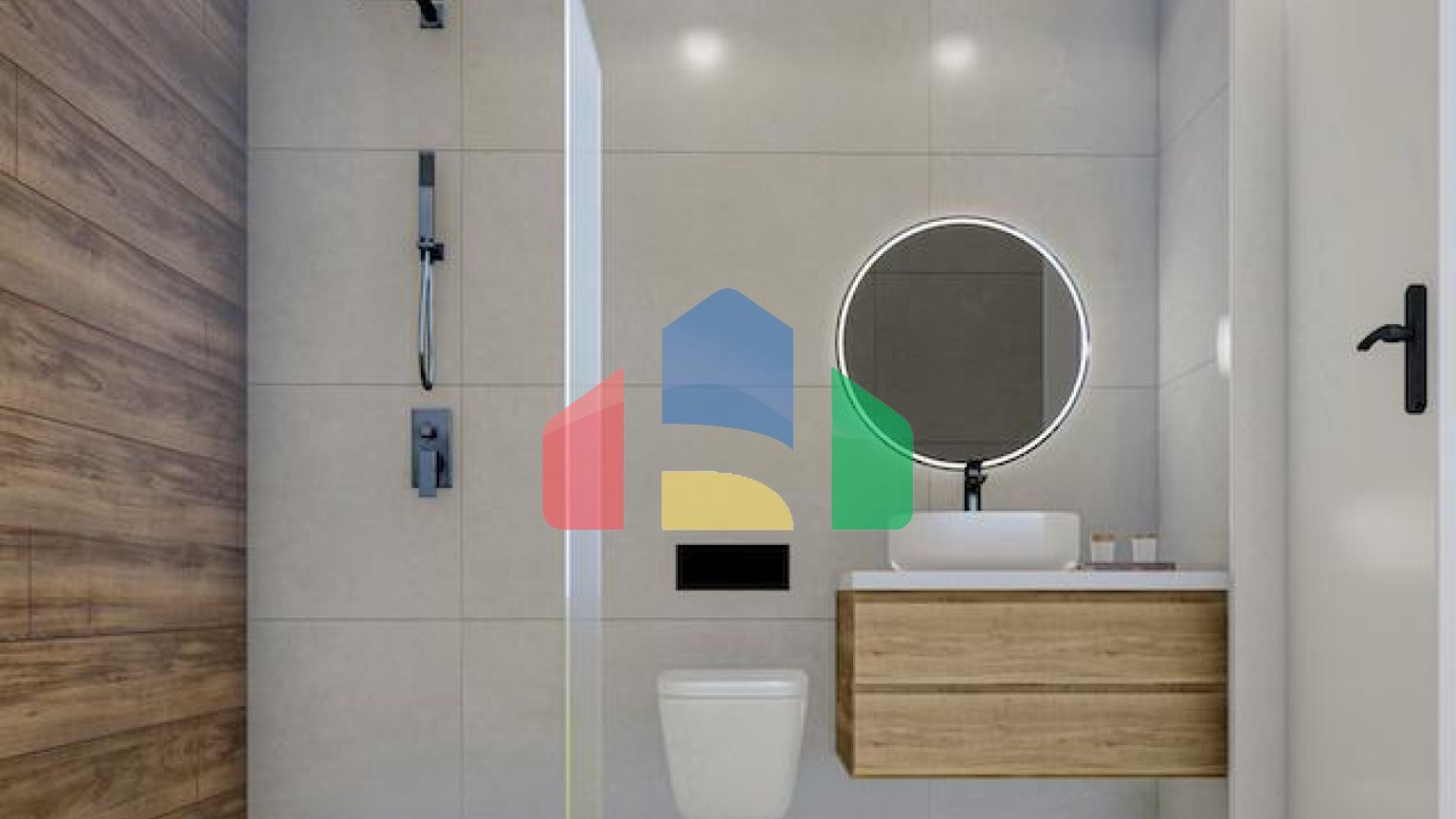 3-комнатная квартира 92 м2 с большим балконом в новом комплексе  в Эсентепе