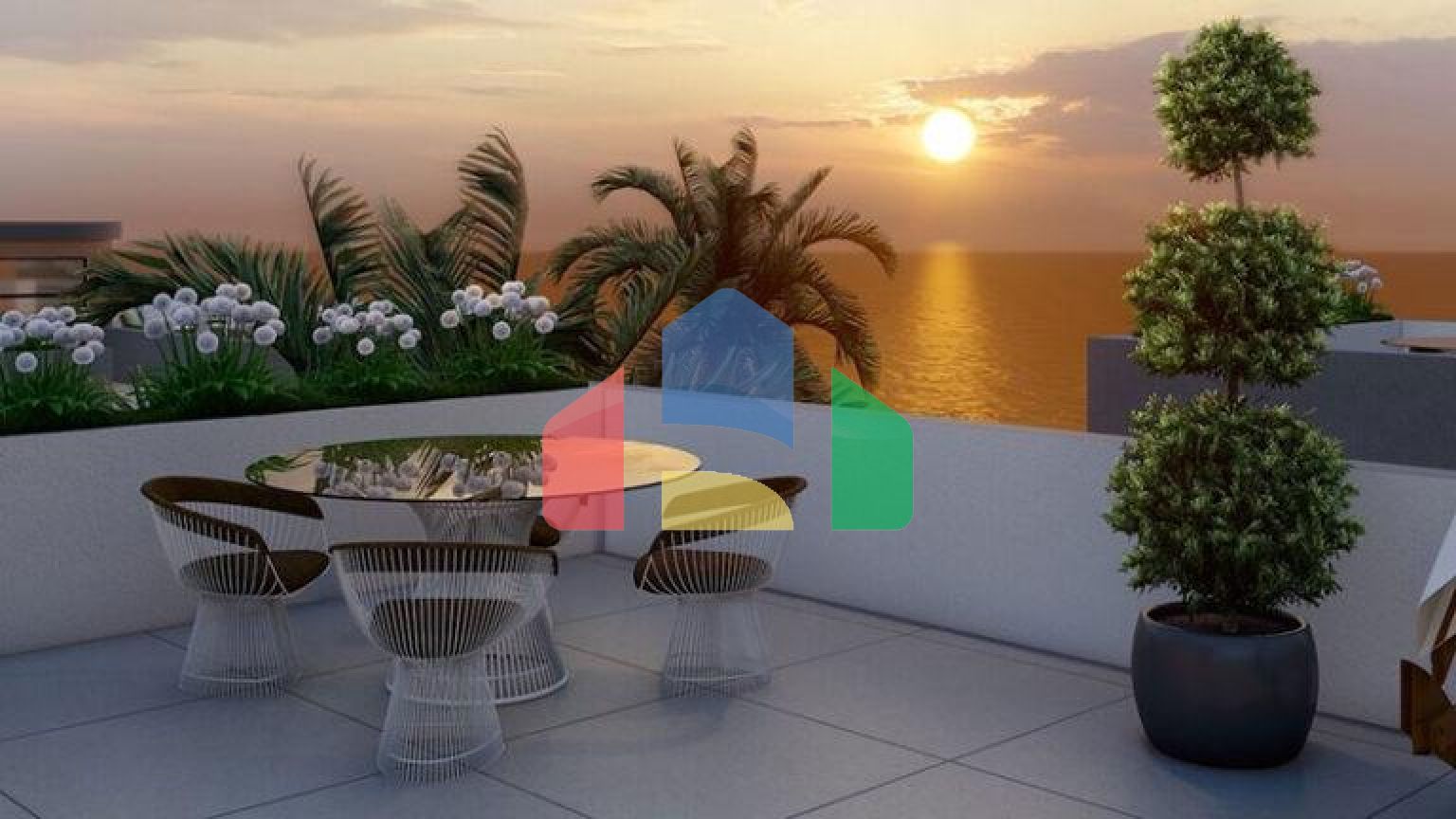 3-комнатная квартира 92 м2 с большим балконом в новом комплексе  в Эсентепе