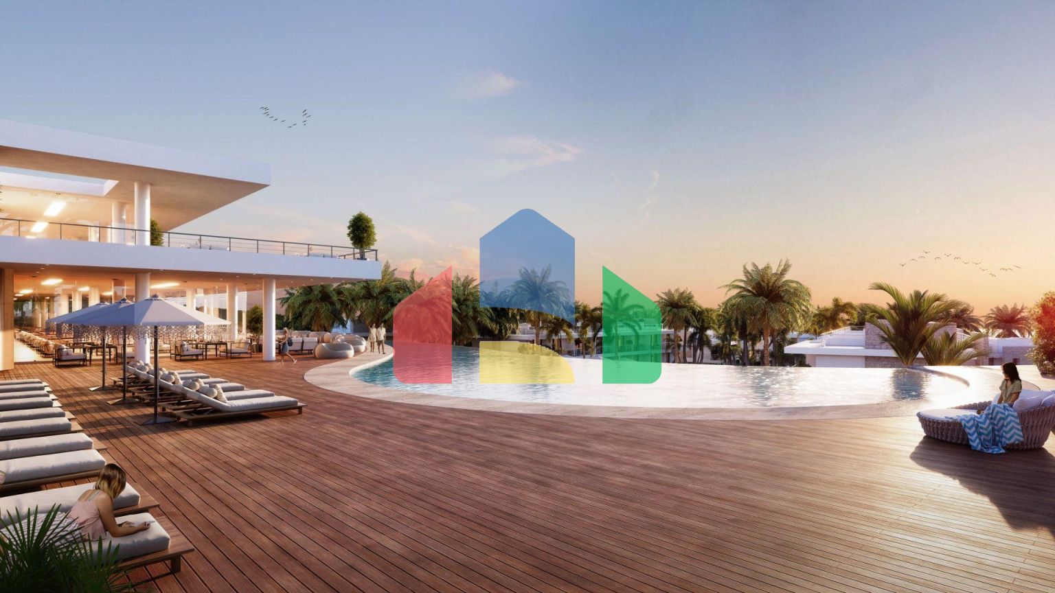 2- комнатная квартира Loft Penthouse 62 м2 + две террасы: 12 м2 и 30 м2 в новом роскошном комплексе в Эсентепе