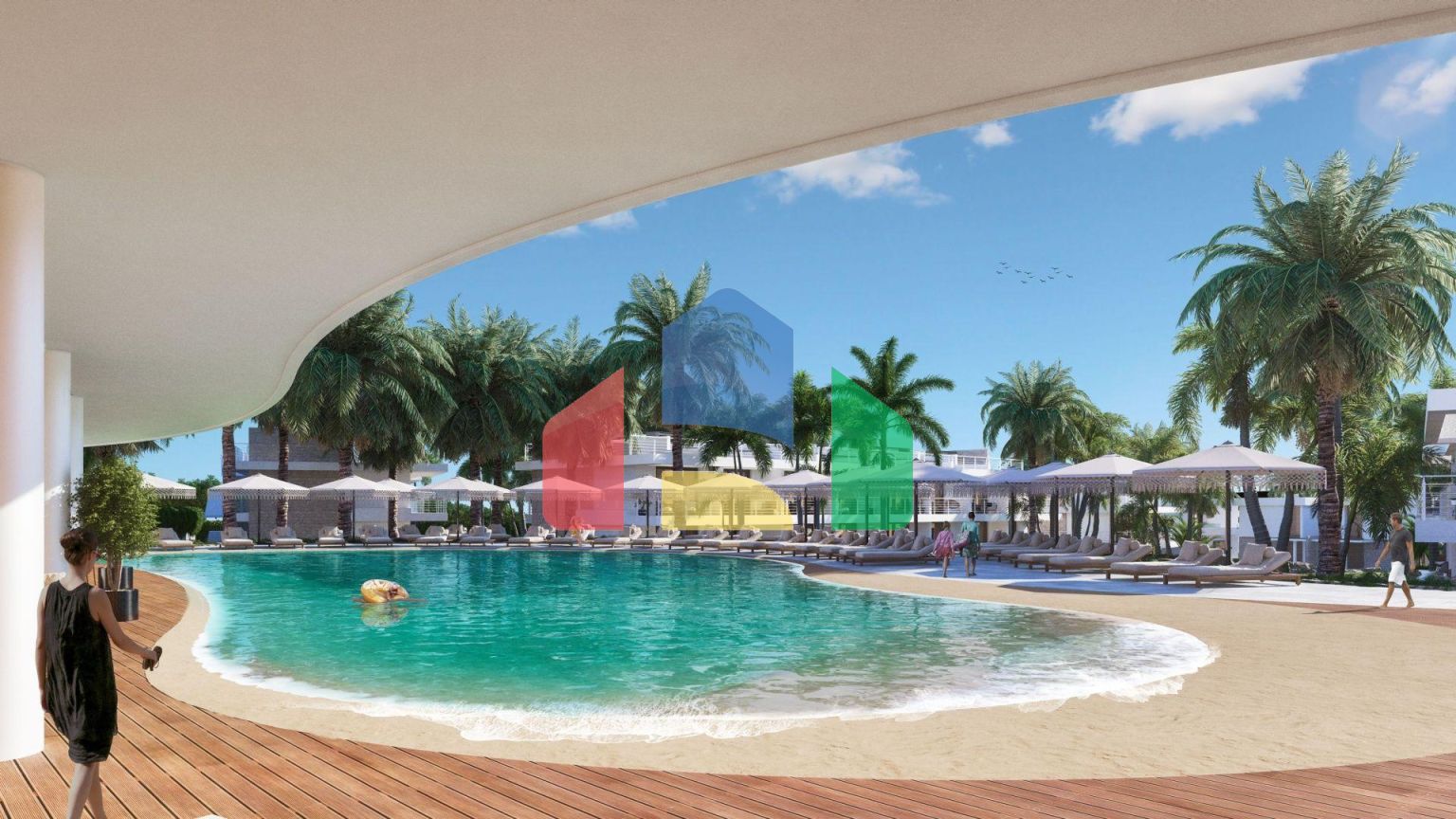 2- комнатная квартира Loft Penthouse 62 м2 + две террасы: 12 м2 и 30 м2 в новом роскошном комплексе в Эсентепе