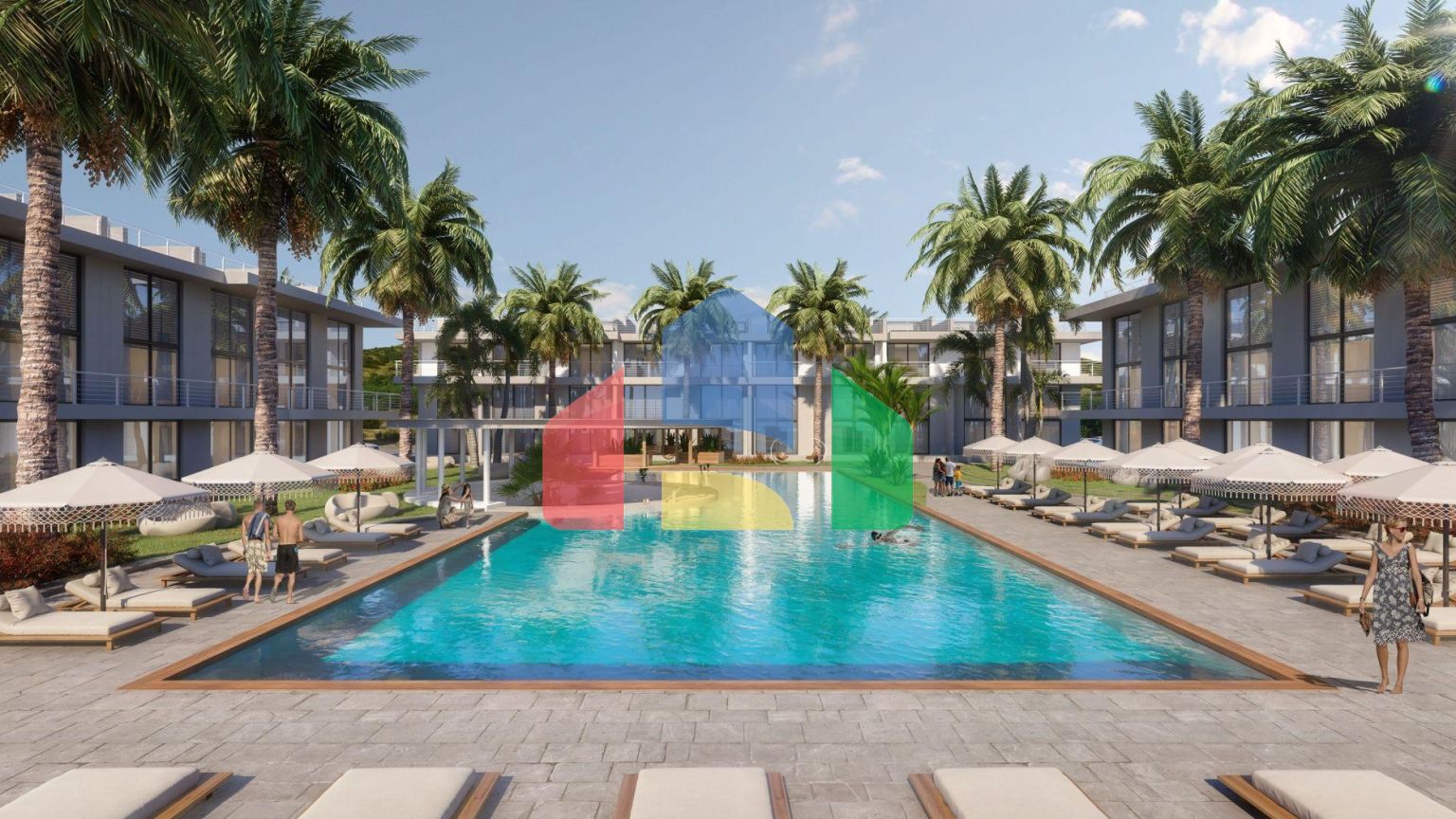 2- комнатная квартира Loft Penthouse 62 м2 + две террасы: 12 м2 и 30 м2 в новом роскошном комплексе в Эсентепе