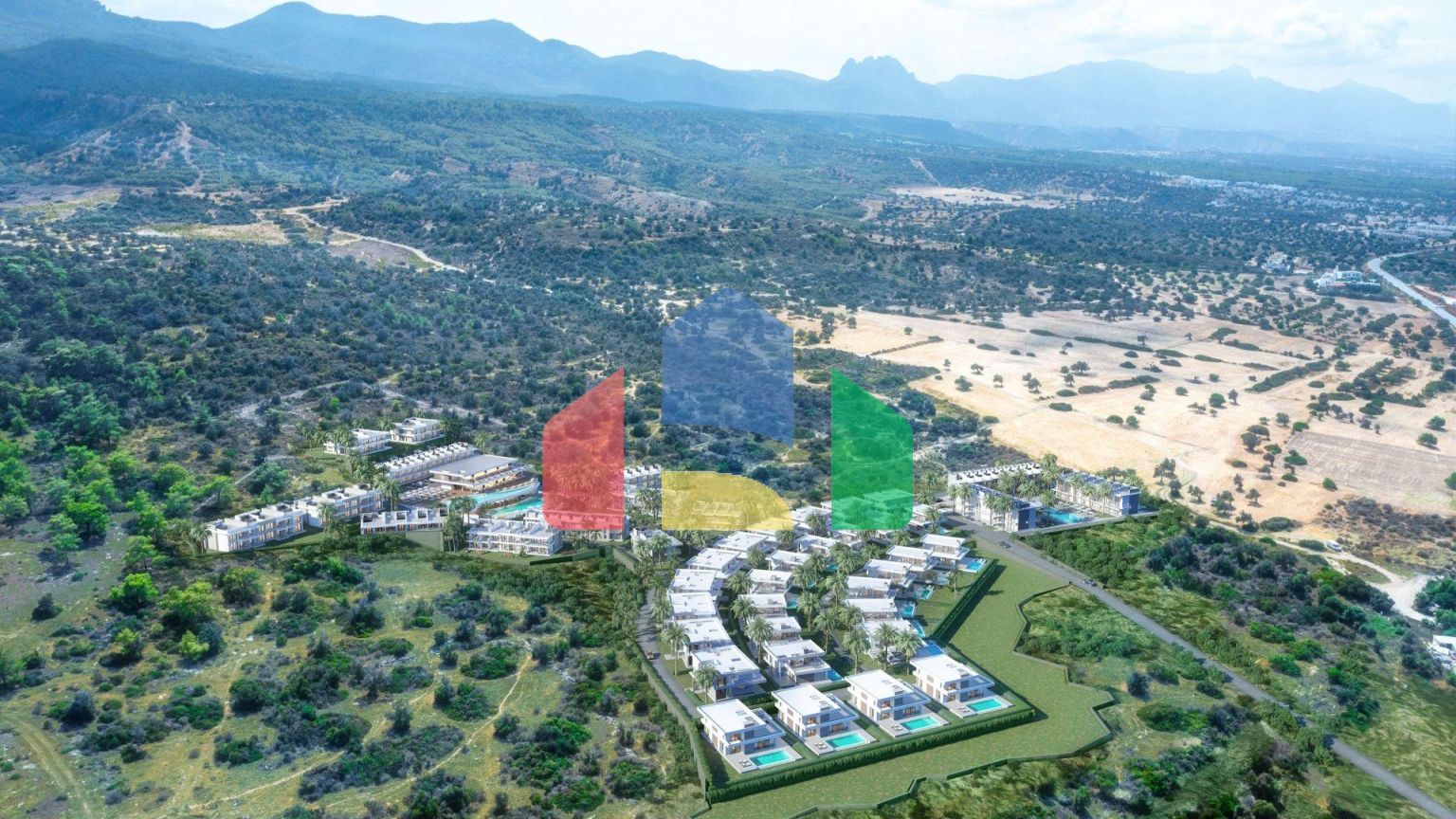 2- комнатная квартира Loft Penthouse 62 м2 + две террасы: 12 м2 и 30 м2 в новом роскошном комплексе в Эсентепе