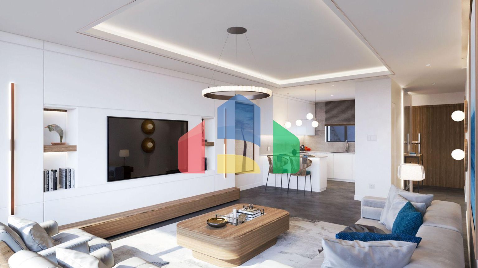 2- комнатная квартира Loft Penthouse 62 м2 + две террасы: 12 м2 и 30 м2 в новом роскошном комплексе в Эсентепе