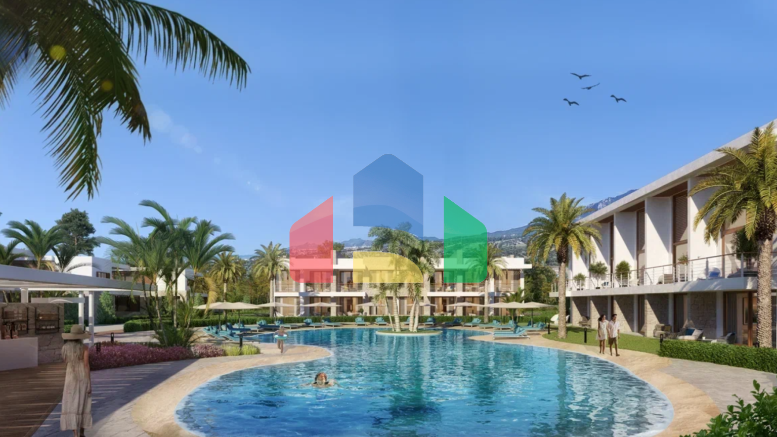 4 - комнатная квартира 125 м2 в новом роскошном комплексе рядом с морем