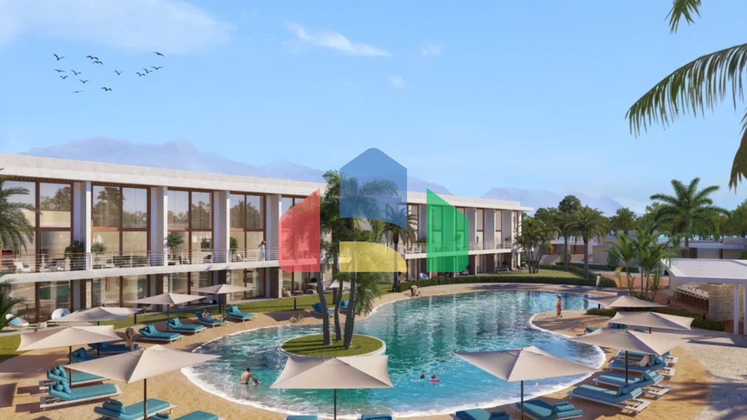 4 - комнатная квартира 125 м2 в новом роскошном комплексе рядом с морем