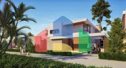 3-room apartment 90 m2 in a new complex in Esentepe
