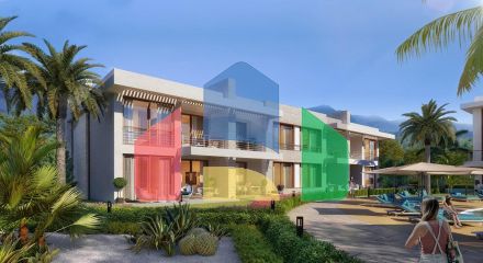 3-room apartment 90 m2 in a new complex in Esentepe