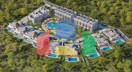 3-room apartment 90 m2 in a new complex in Esentepe