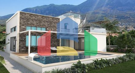 Cовременная вилла 139 м2 c бассейном в Каршияке Cовременная вилла 139 м2 c бассейном в Каршияке