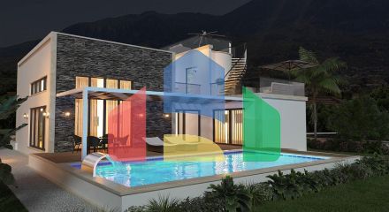Cовременная вилла 139 м2 c бассейном в Каршияке Cовременная вилла 139 м2 c бассейном в Каршияке