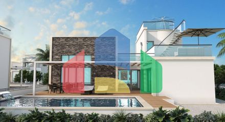 Cовременная вилла 139 м2 c бассейном в Каршияке Cовременная вилла 139 м2 c бассейном в Каршияке