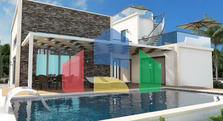 Cовременная вилла 139 м2 c бассейном в Каршияке Cовременная вилла 139 м2 c бассейном в Каршияке