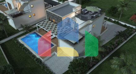 Cовременная вилла 139 м2 c бассейном в Каршияке Cовременная вилла 139 м2 c бассейном в Каршияке