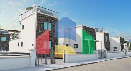 Cовременная вилла 139 м2 c бассейном в Каршияке Cовременная вилла 139 м2 c бассейном в Каршияке