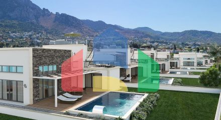 Cовременная вилла 139 м2 c бассейном в Каршияке Cовременная вилла 139 м2 c бассейном в Каршияке