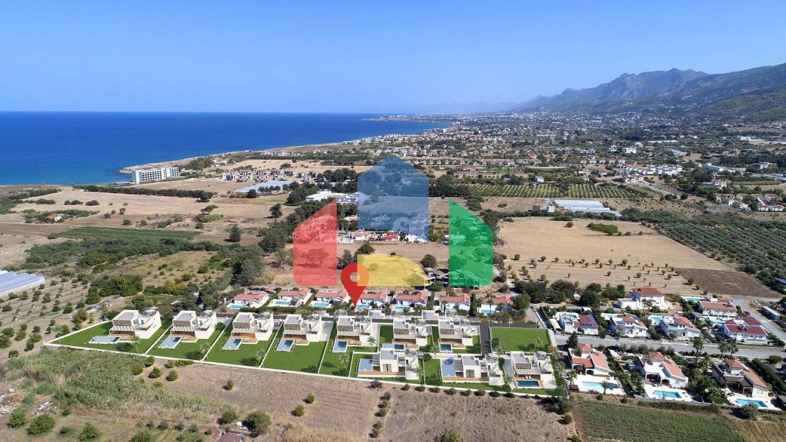 Cовременная вилла 139 м2 c бассейном в Каршияке