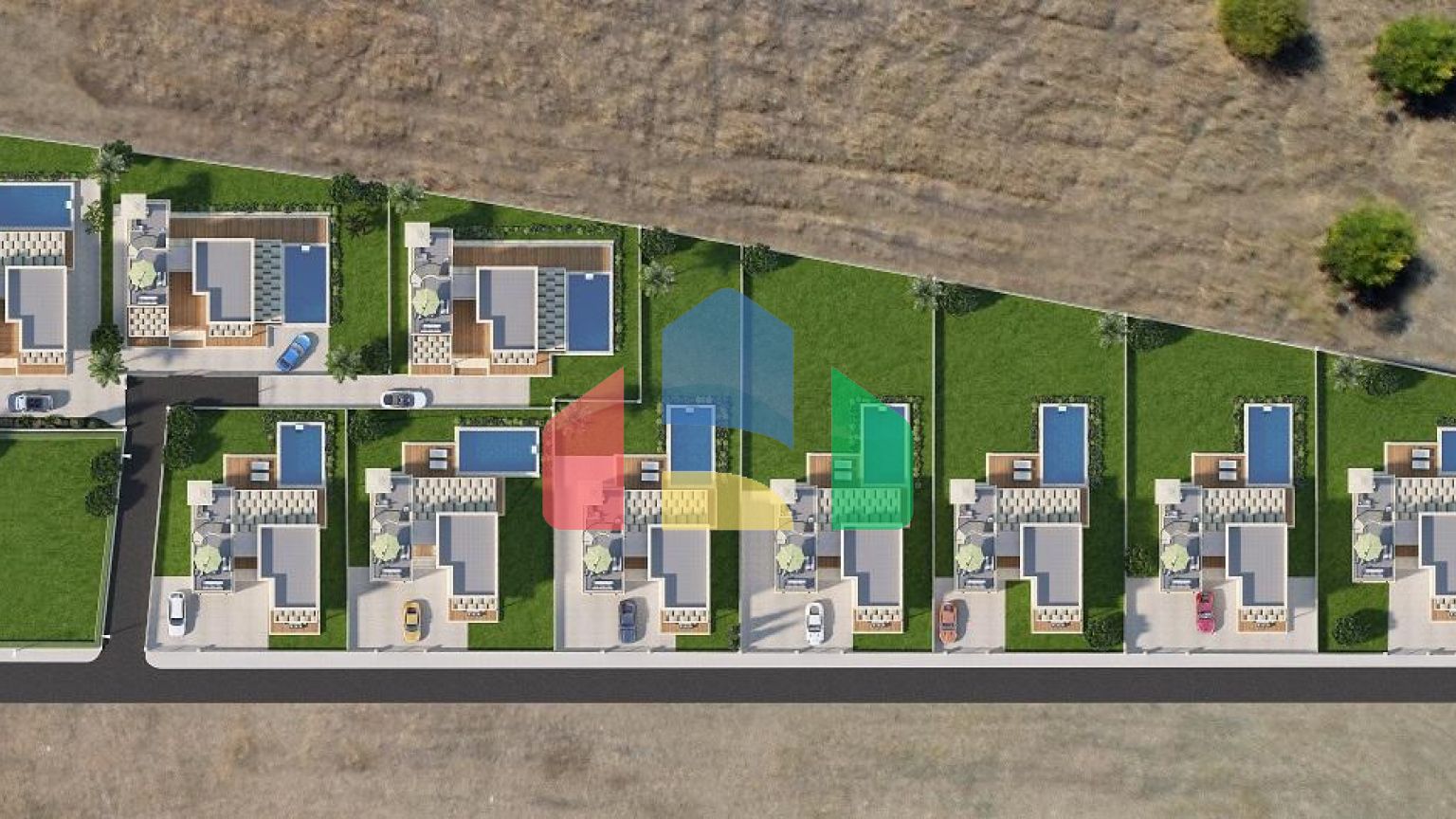 Cовременная вилла 139 м2 c бассейном в Каршияке