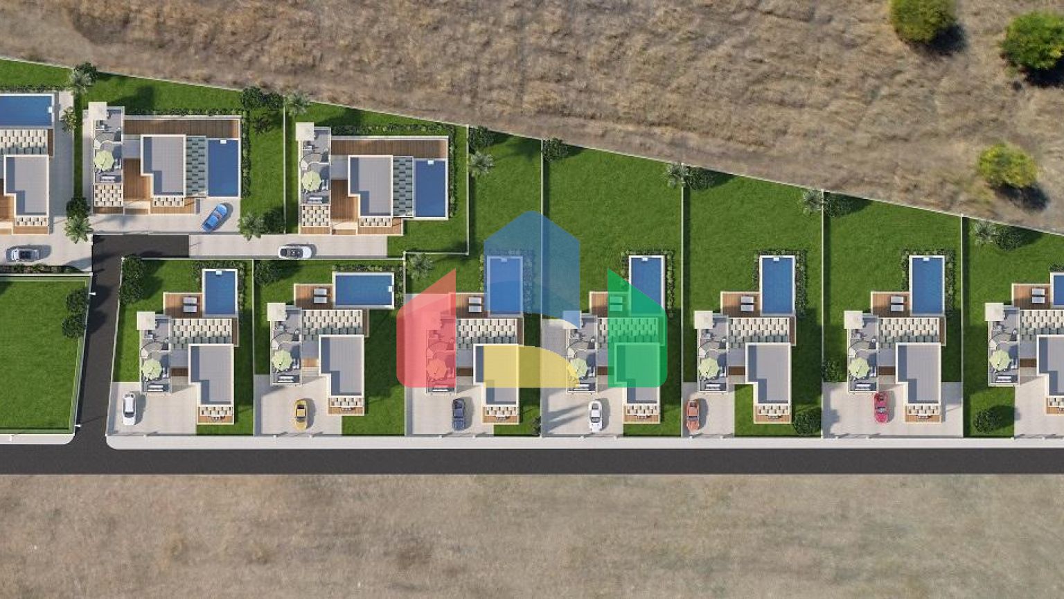 Cовременная вилла 139 м2 c бассейном в Каршияке