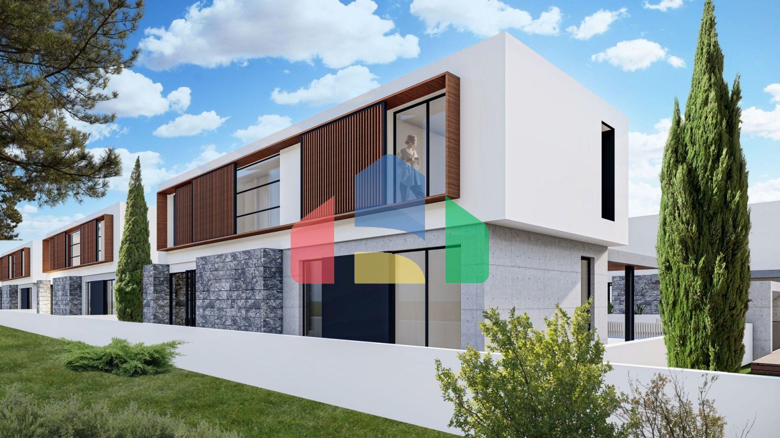 Современная вилла 4+1( 305м2) с бассейном в Озанкое