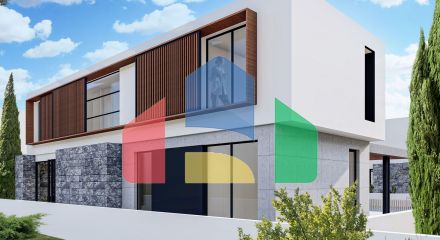 Современная вилла 4+1( 305м2) с бассейном в Озанкое