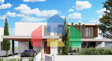 Современная вилла 4+1( 305м2) с бассейном в Озанкое