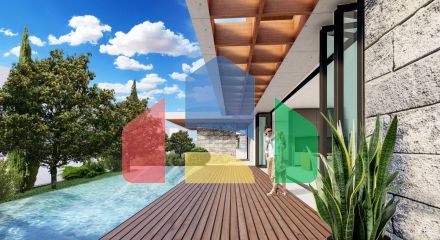 Современная вилла 4+1( 305м2) с бассейном в Озанкое