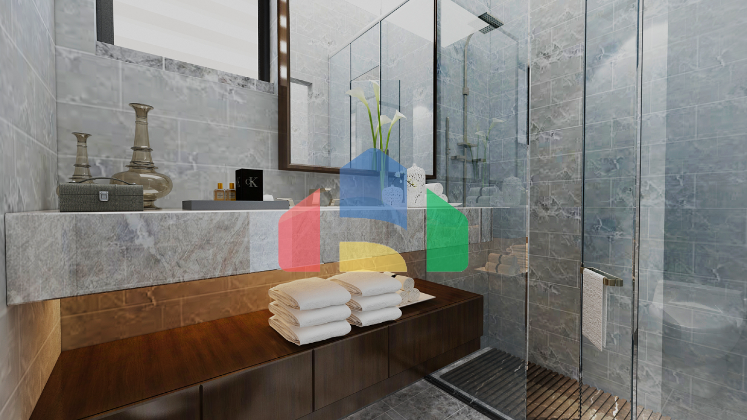 Квартира 2+1 (135 м2 ) c большой террасой (35 м2 ) в центре Кирении