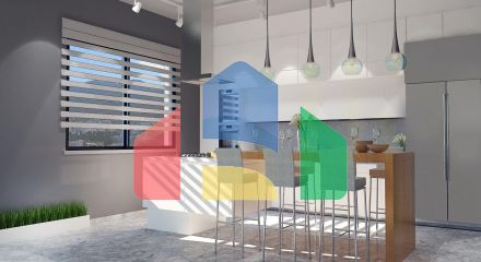 Квартира 2+1 (135 м2 ) c большой террасой (35 м2 ) в центре Кирении