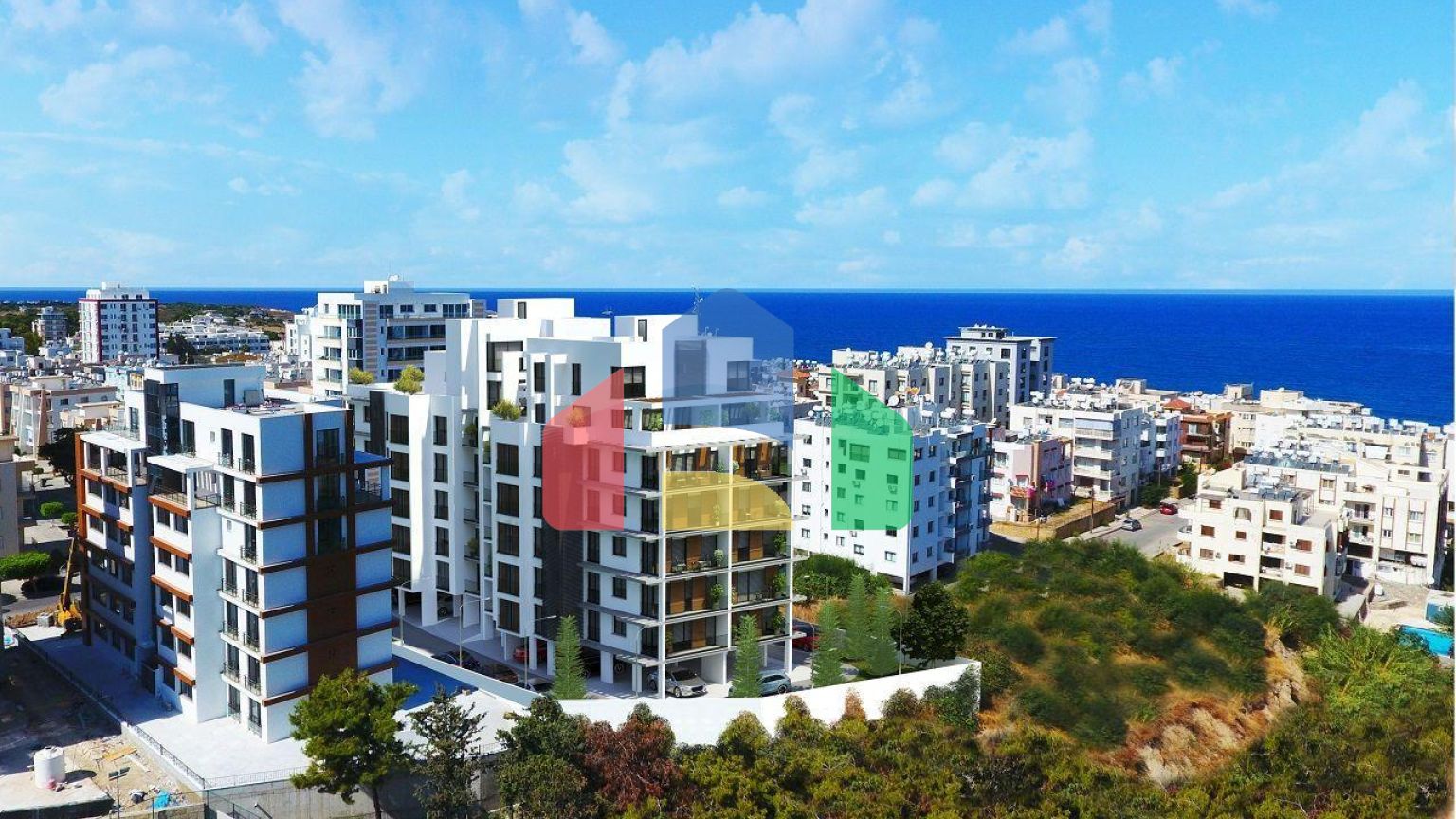 4-комнатная квартира  (Пентхаус 165 м2 ) с террасой 35 м2 в Кирении