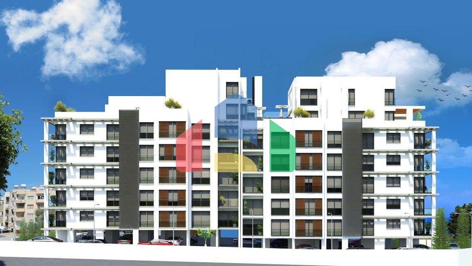 4-комнатная квартира  (Пентхаус 165 м2 ) с террасой 35 м2 в Кирении