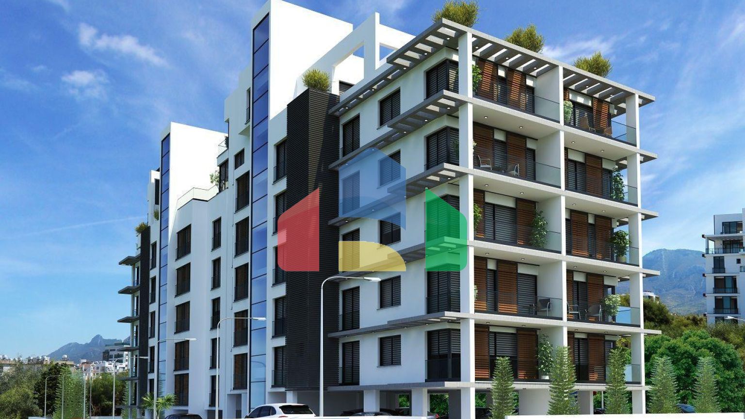 4-комнатная квартира  (Пентхаус 165 м2 ) с террасой 35 м2 в Кирении