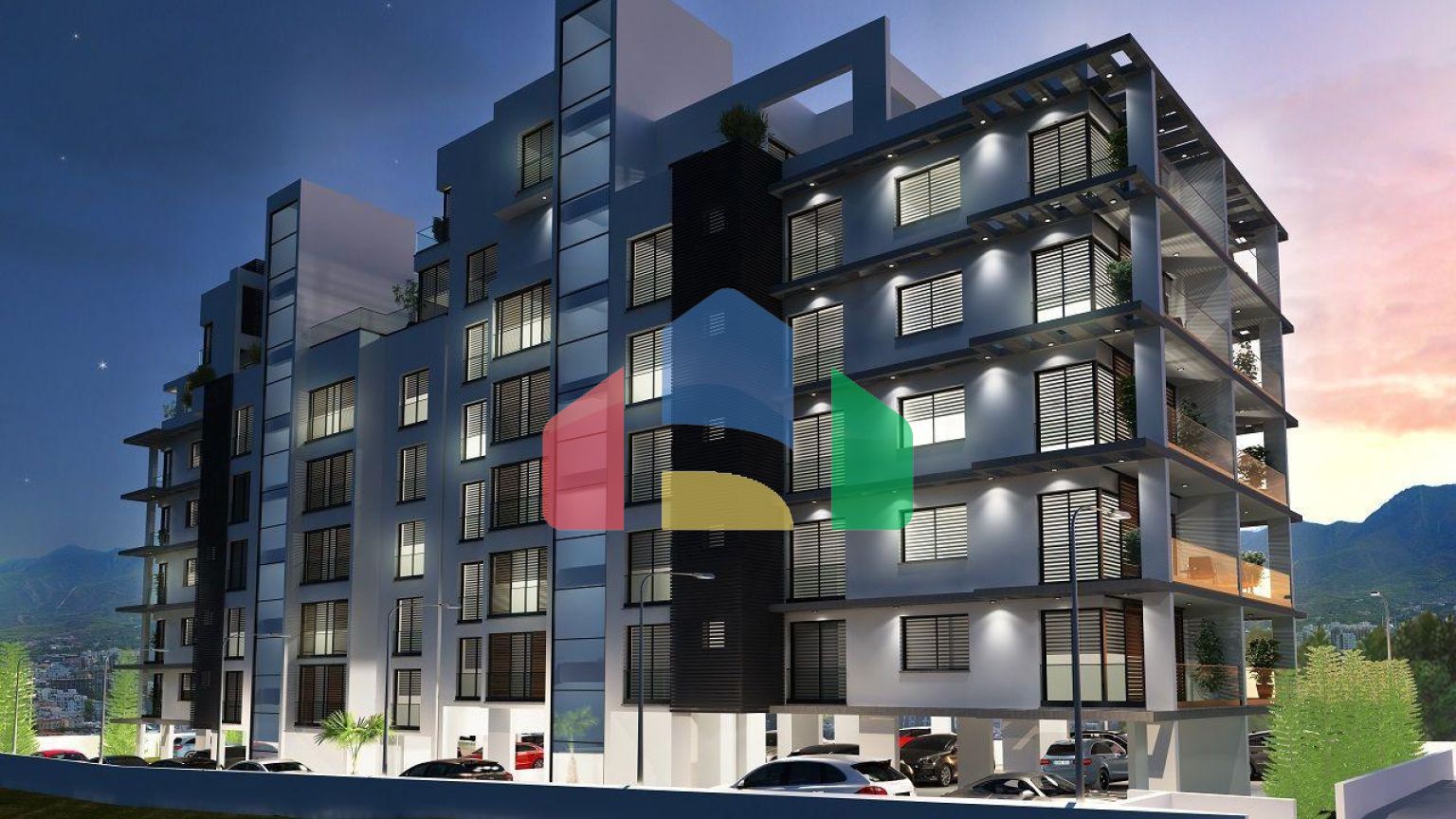 4-комнатная квартира  (Пентхаус 165 м2 ) с террасой 35 м2 в Кирении