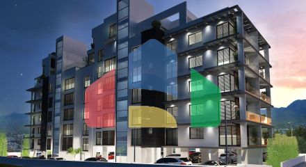 4-комнатная квартира  (Пентхаус 165 м2 ) с террасой 35 м2 в Кирении